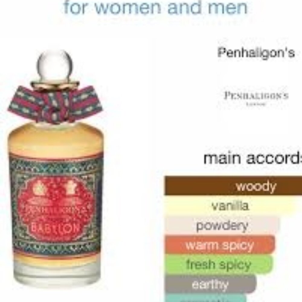 PENHALIGON'S Babylon EDP Warm Spicy Saffron Vanilla Cedar-Sample1.5ml,0.05oz-NEW - Picture 5 of 13